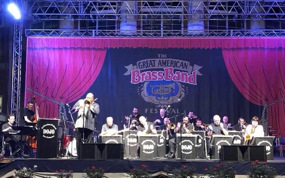 Wycliffe Gordon with DOJO at GABBF Paul Deatherage